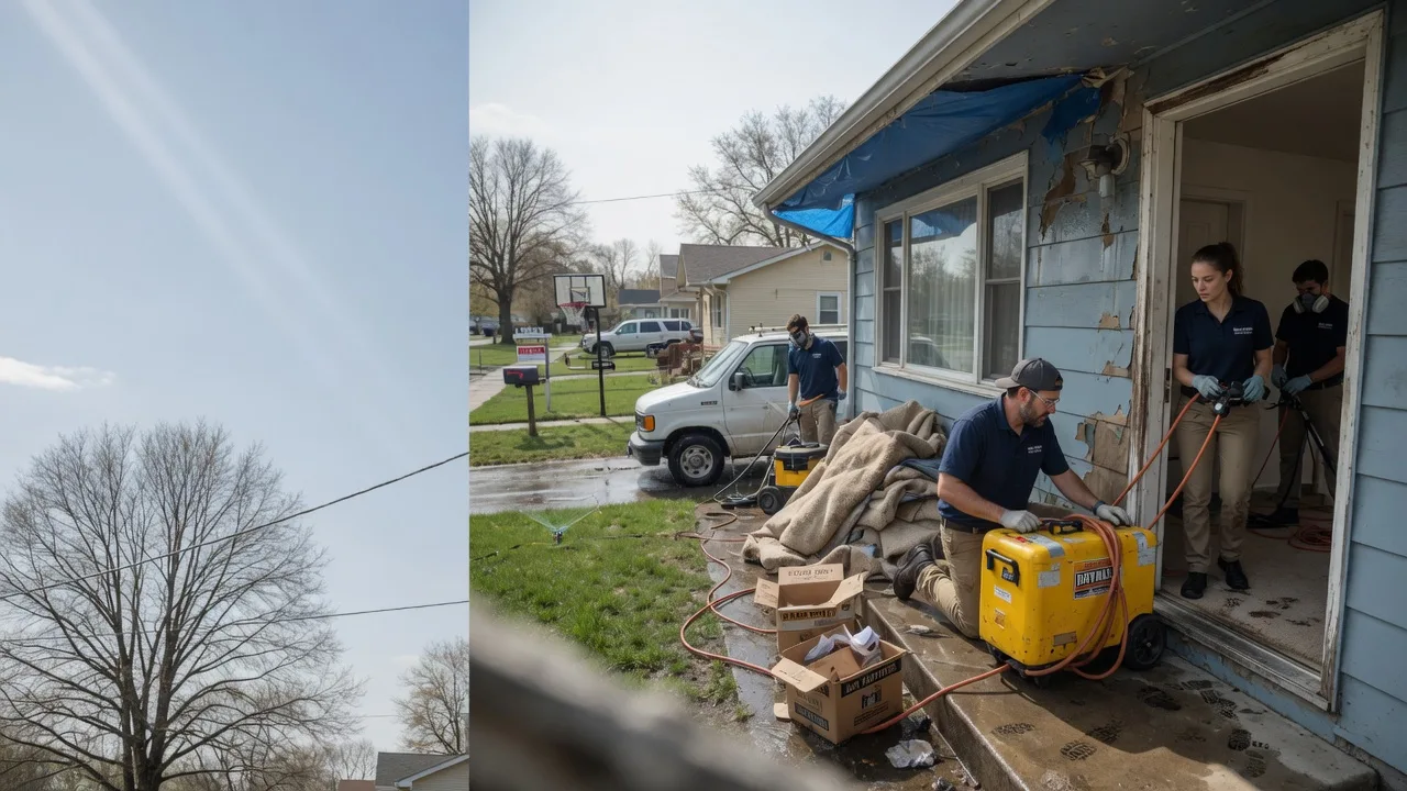 Basement Flood Cleanup in Cartwright, ND near me